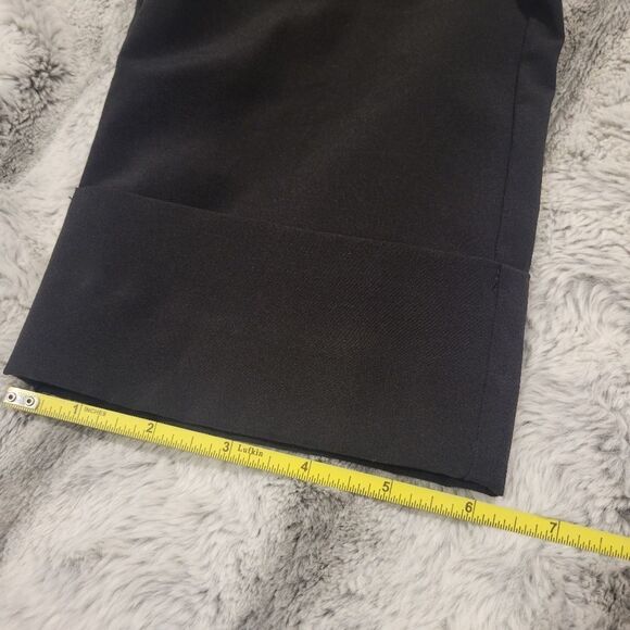 Chico's Black Ankle Cuffed Cargo Pants, lightweight, Size 1 (8) - Picture 10 of 11